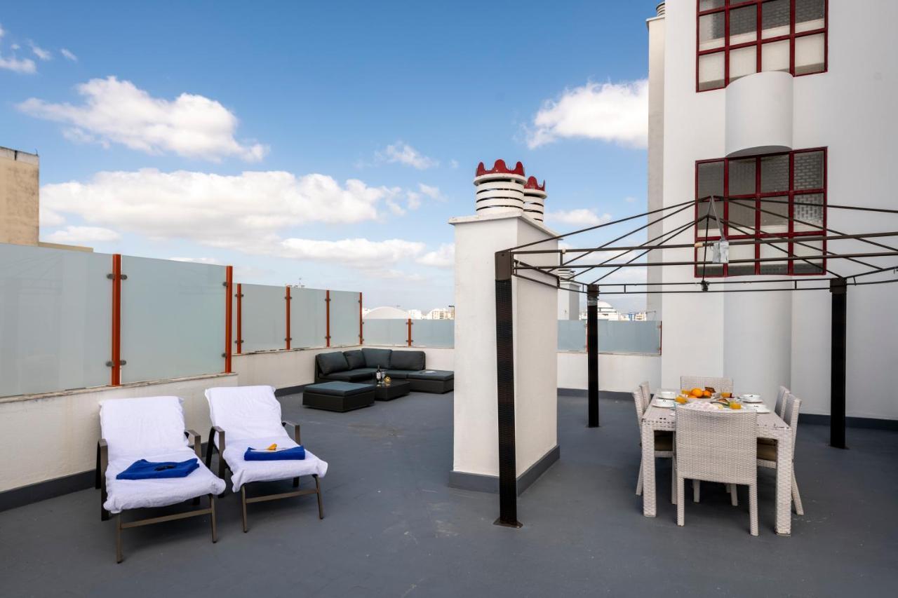Appartement Luxueux 4 Pieces, Terrasse 120M2 Vue Mer Praia Da Rocha ปอร์ติเมา ภายนอก รูปภาพ